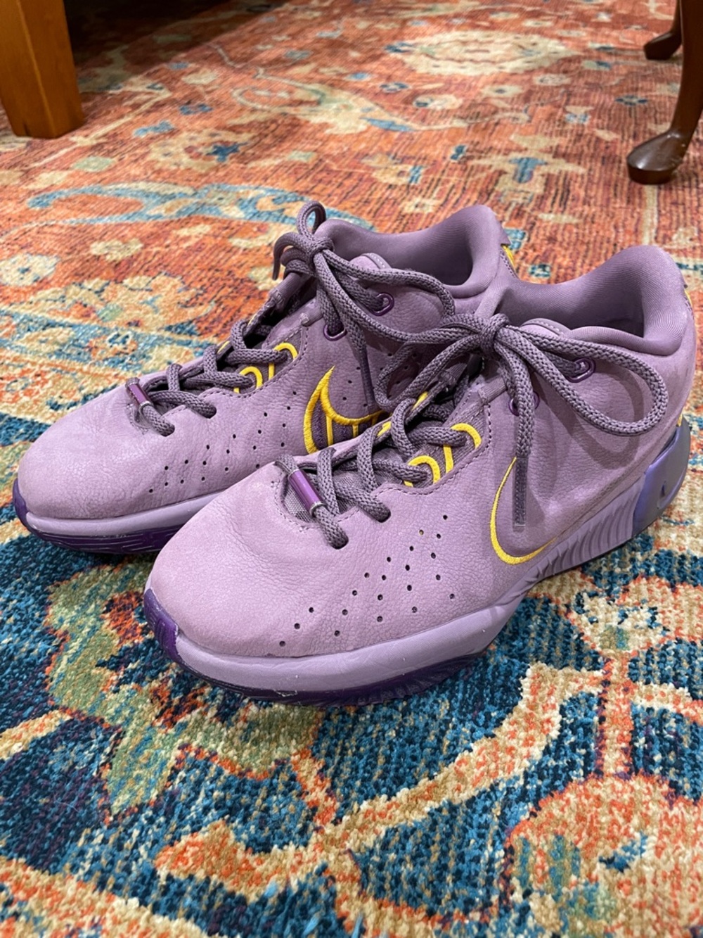 Nike Air Zoom Lavender Basketball Shoes
